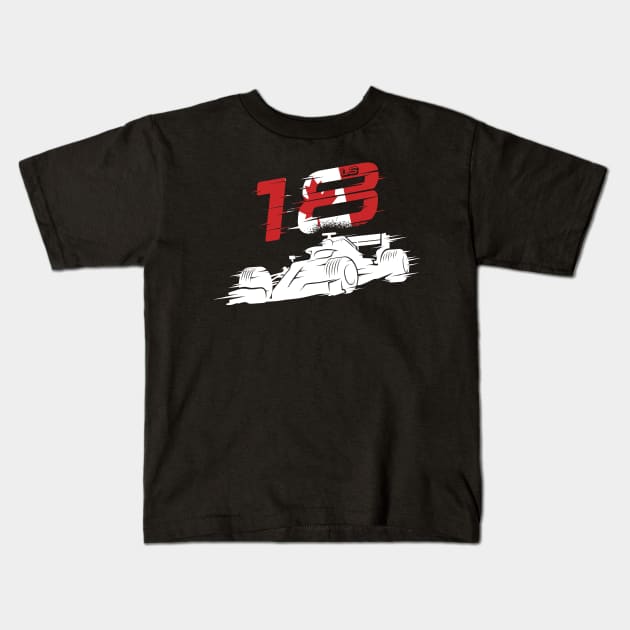 We Race On! 18 [Flag] Kids T-Shirt by DCLawrenceUK